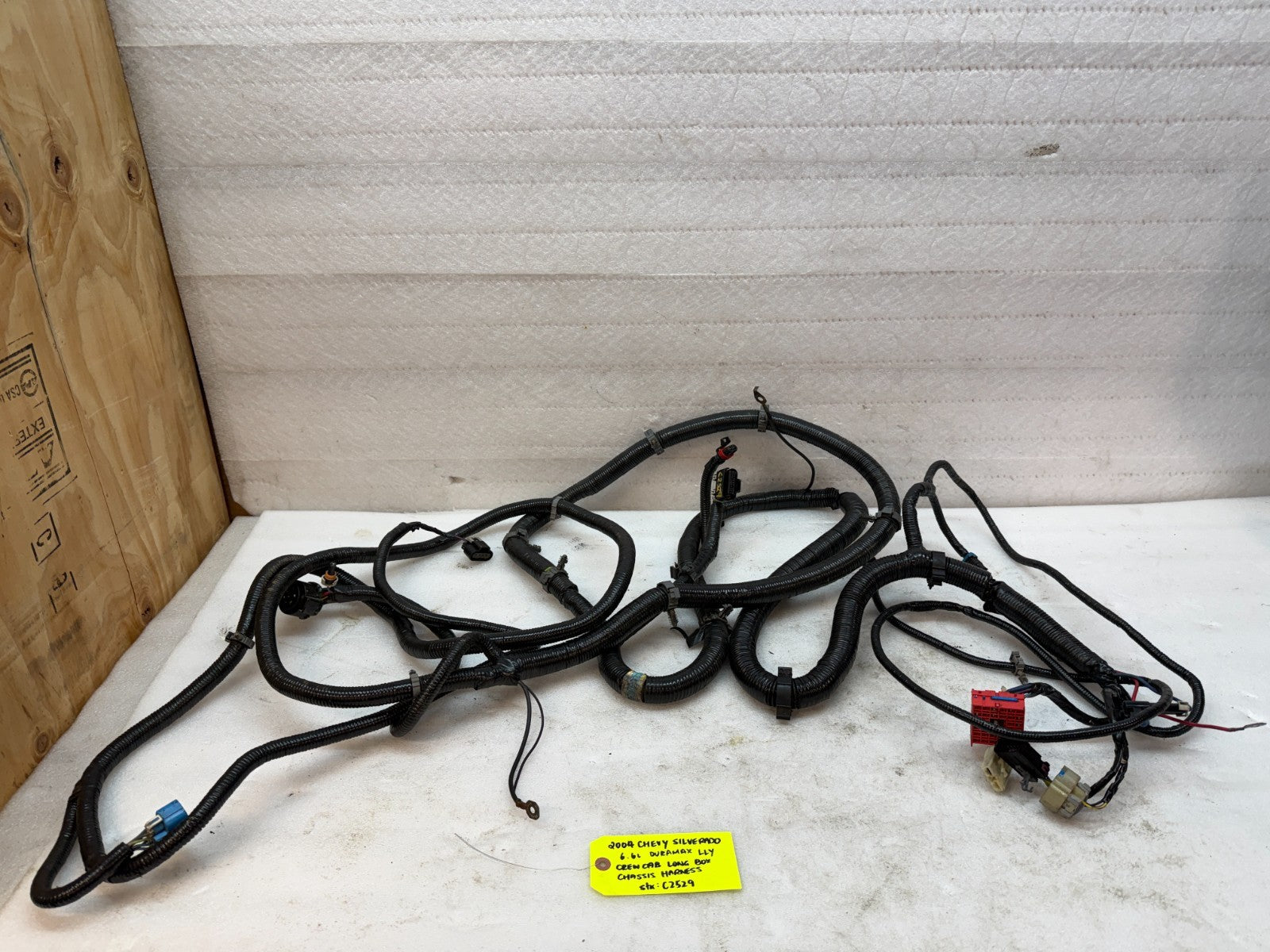 04 05 Chevrolet GMC 2500HD 3500 4wd LLY CREW CAB LONG BOX CHASSIS WIRING HARNESS