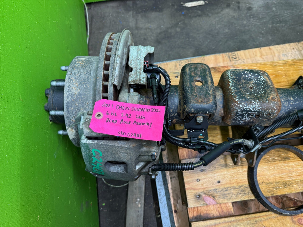 19-24 CHEVROLET GMC SIERRA SILVERADO 2500 3500 G80 REAR DIFFERENTIAL DIFF 3.42