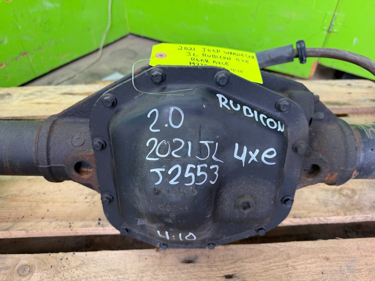 21 JEEP WRANGLER JL JT RUBICON DANA M220 REAR AXLE 4.10 LOCKER WIDETRACK 18-23