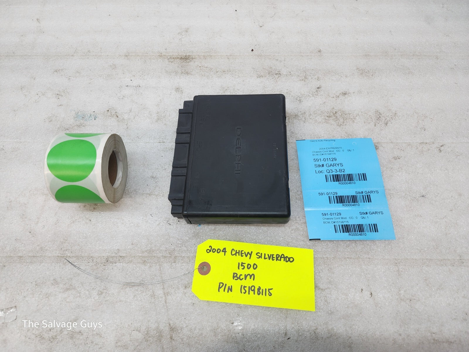 03-06 Chevrolet GMC SIERRA TAHOE SUBURBAN BODY CONTROL MODULE BCM 15198115