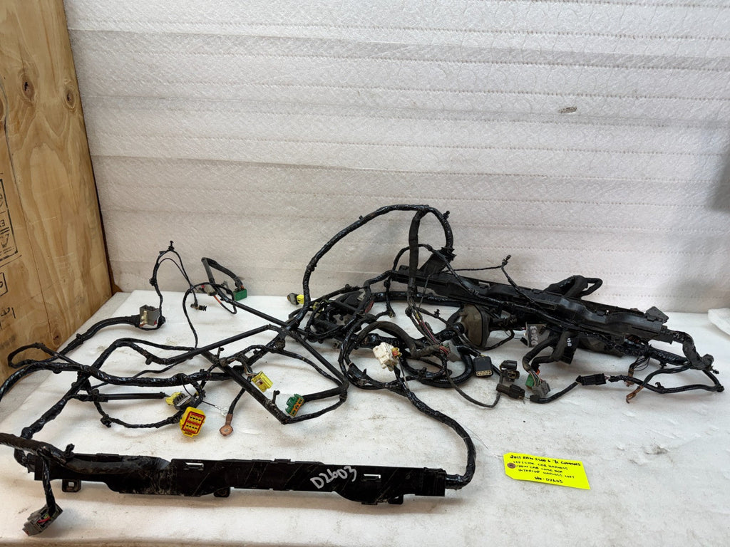 11 DODGE RAM 2500 3500 6.7 LEFT SIDE INTERIOR CREW LONG WIRING HARNESS 4x4 AUTO
