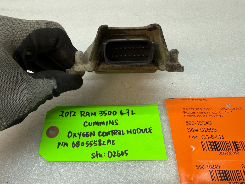 10 11 12 DODGE RAM 2500 3500 6.7 OEM OXYGEN SENSOR CONTROL MODULE 68055582AE