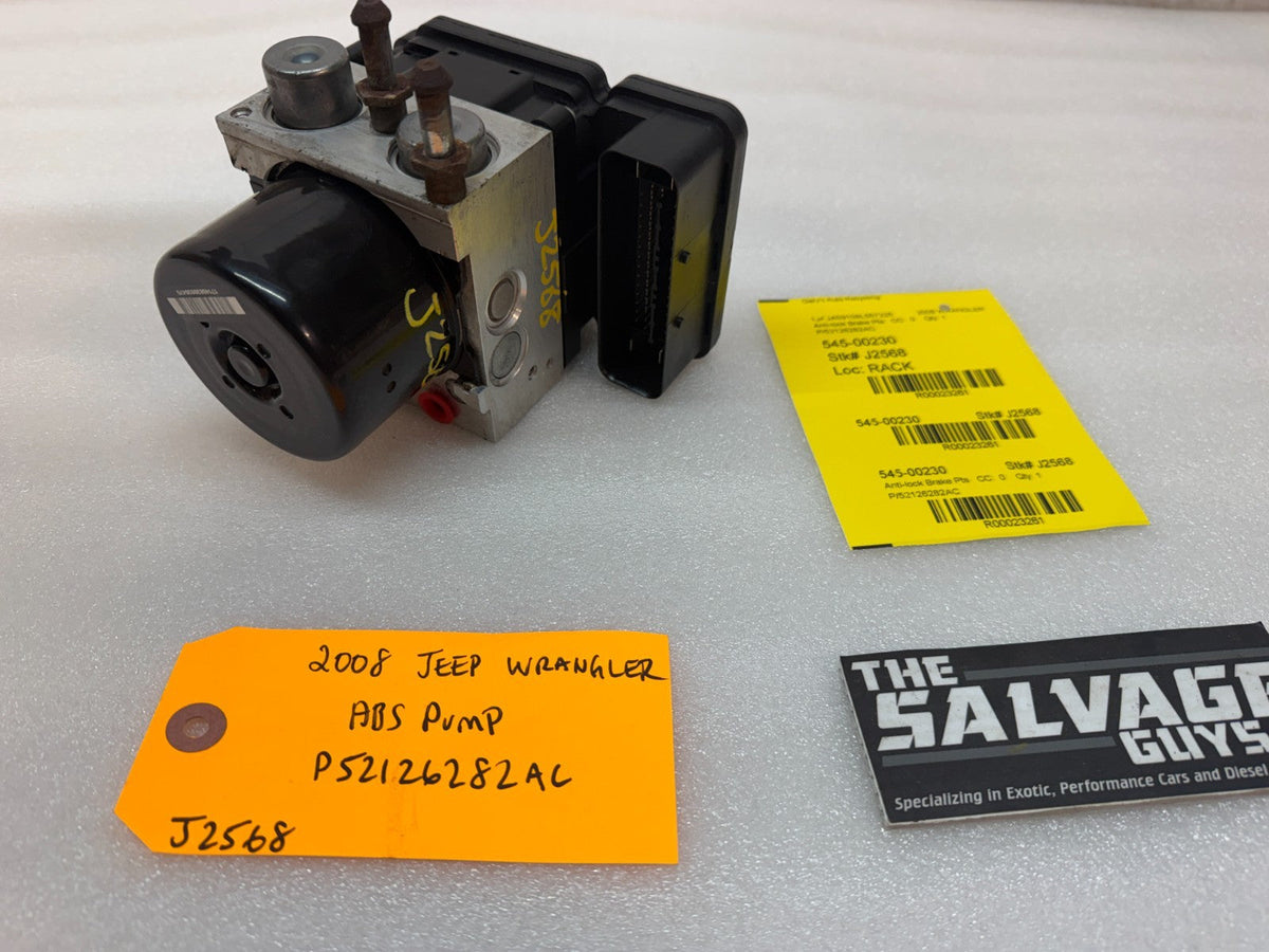 08 JEEP WRANGLER JK JKU OEM ABS ANTI LOCK BRAKE PUMP MODULE P52126282AC