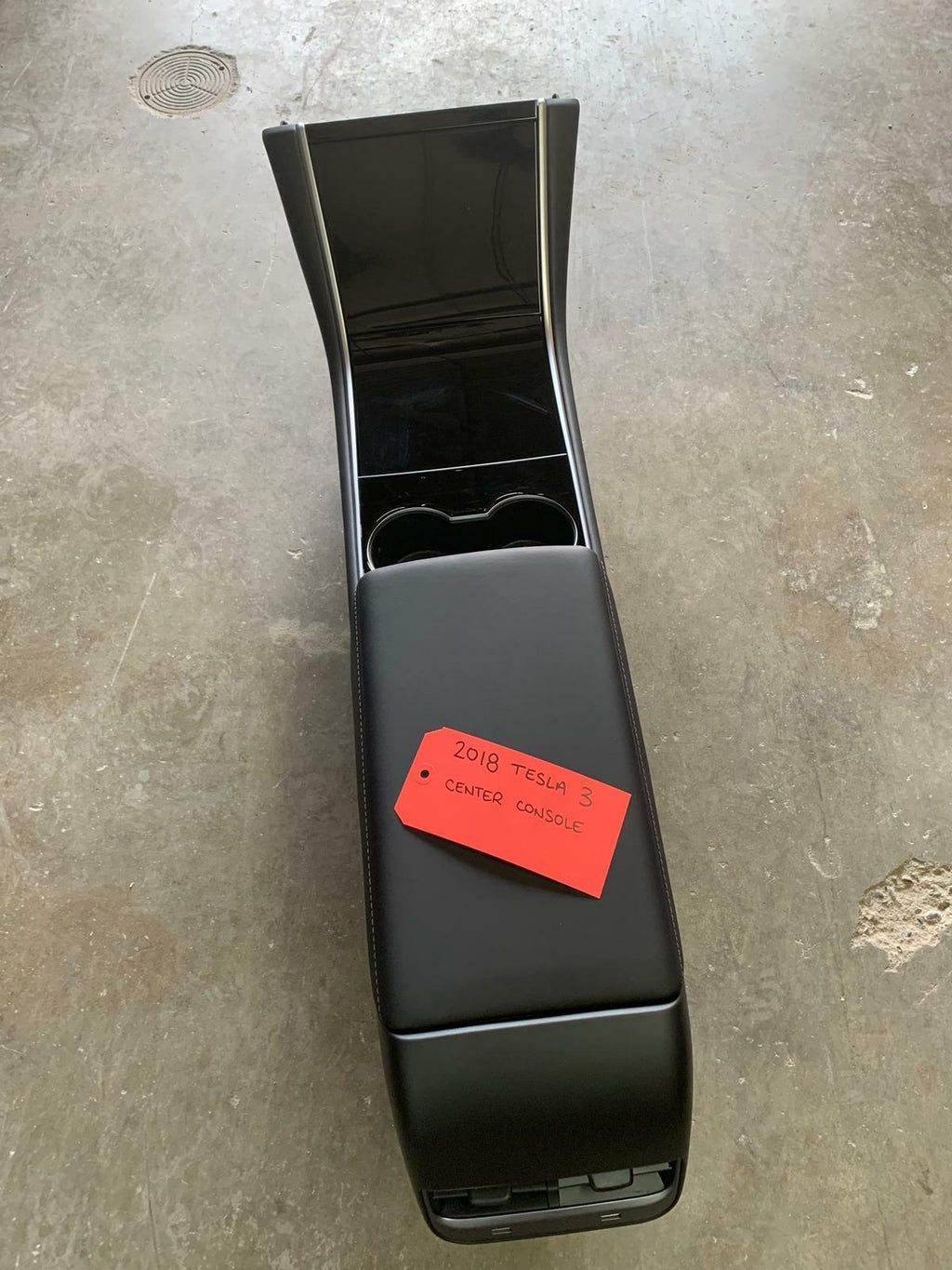 17 18 19 TESLA MODEL 3 COMPLETE CENTER CONSOLE ARMREST PREMIUM