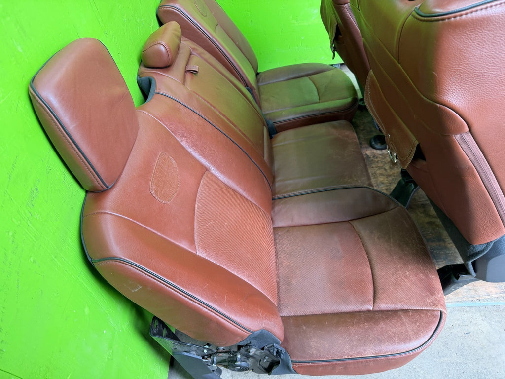 10 11 12 DODGE RAM 2500 3500 LONGHORN FRONT REAR SEATS CONSOLE LID