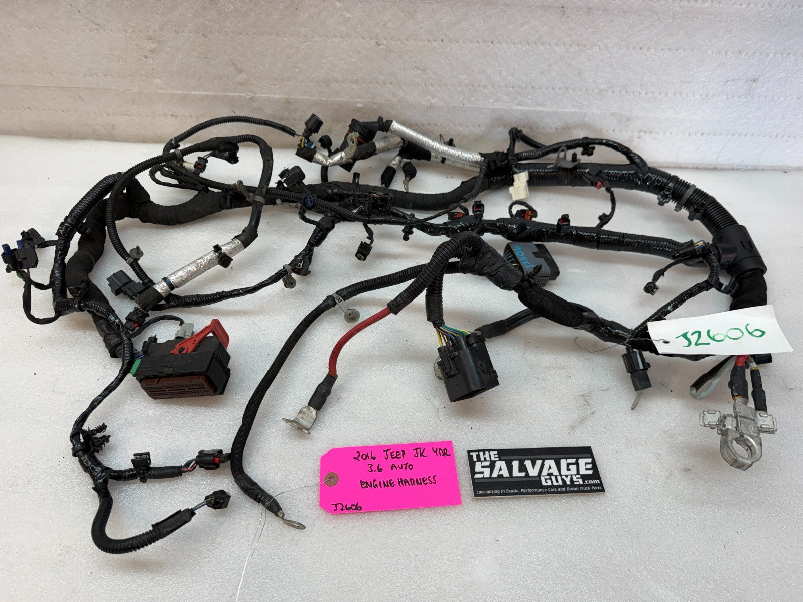 16 17 18 JEEP WRANGLER JK 3.6 ENGINE WIRING HARNESS LOOM