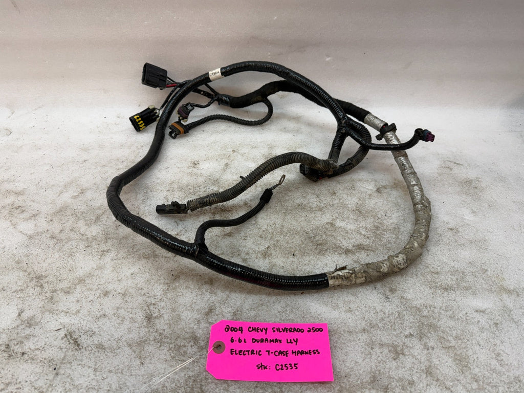 03-06 CHEVROLET GMC LLY 6.6L DURAMAX OEM ELECTRIC TRANSFER CASE WIRING HARNESS