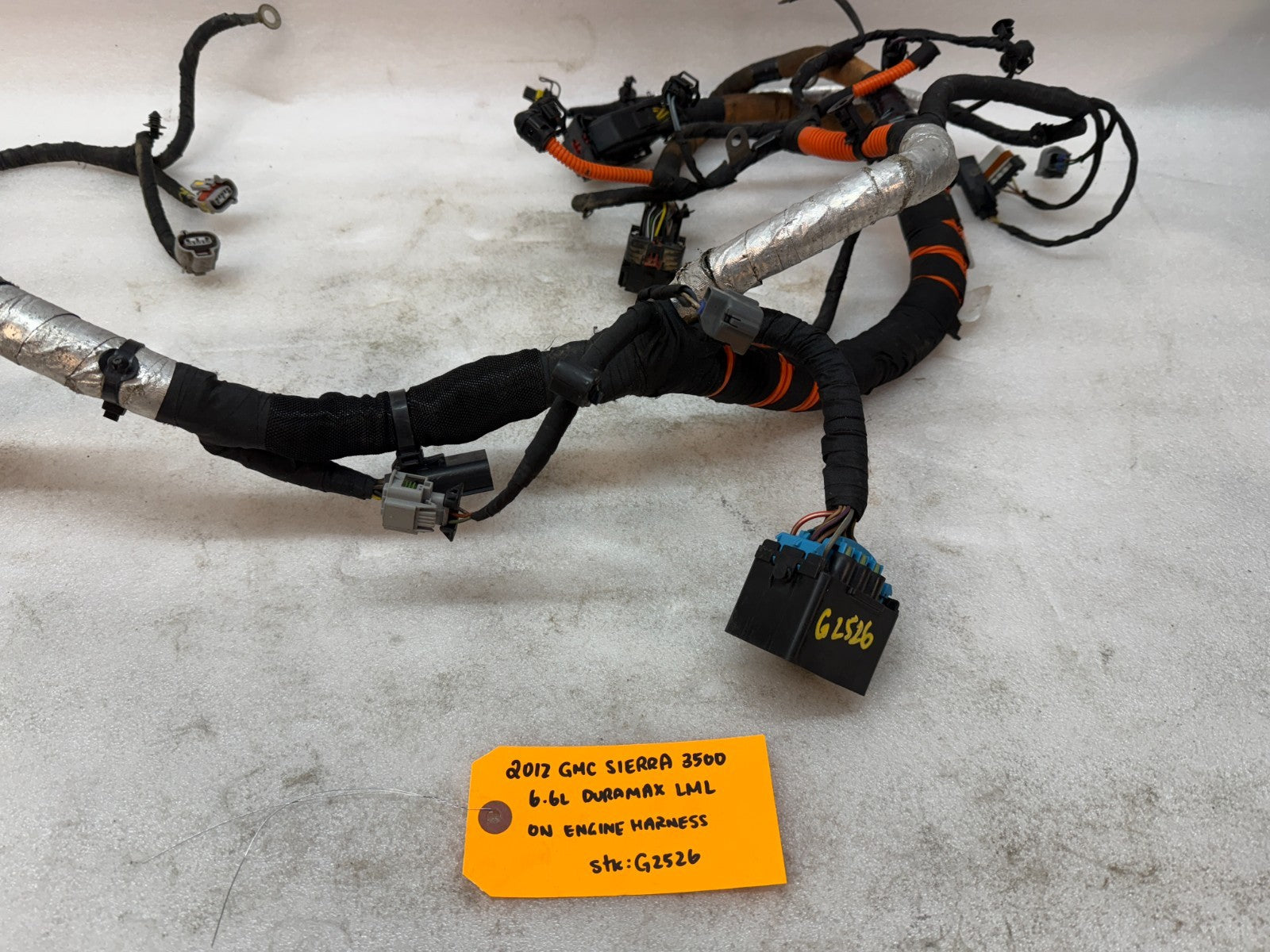 12 GMC SIERRA CHEVROLET SILVERADO 3500HD DURAMAX 6.6 LML ENGINE WIRING HARNESS