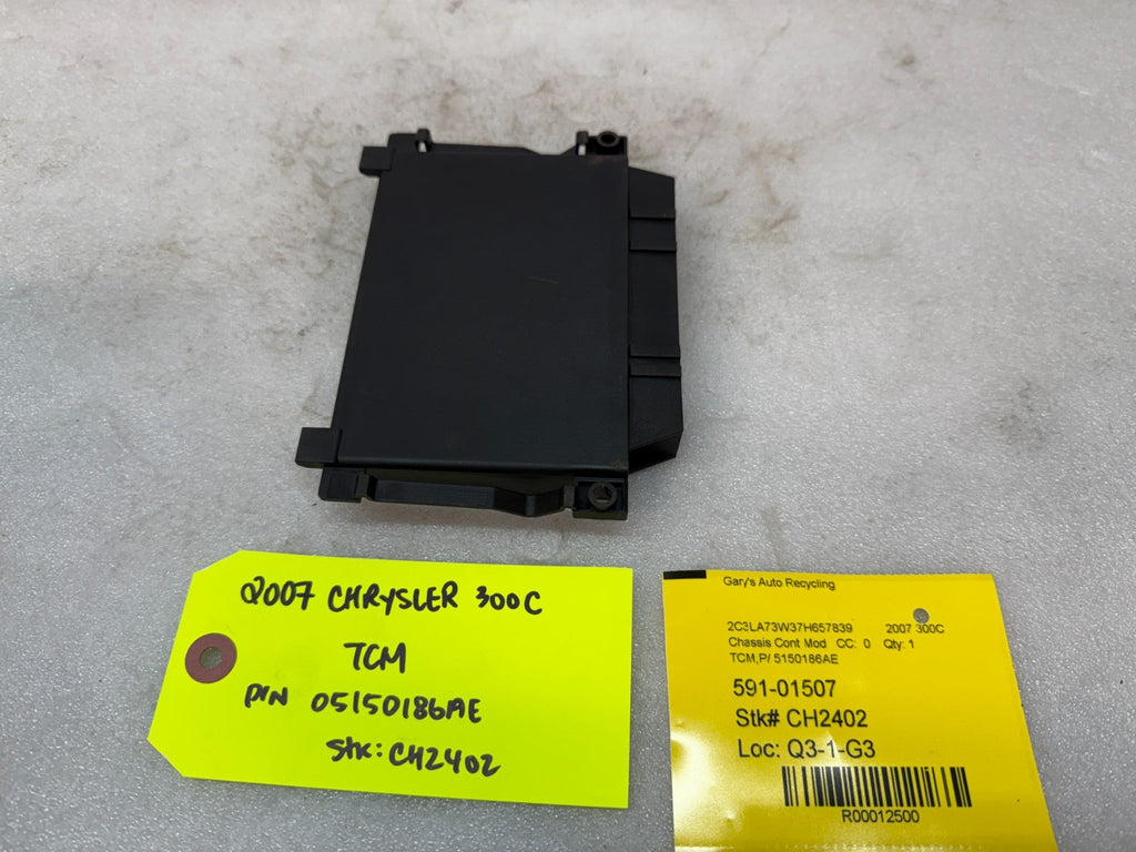 05 06 07 CHRYSLER 300 SRT8 SRT-8 TRANSMISSION CONTROL MODULE TCM TCU 05150186AE