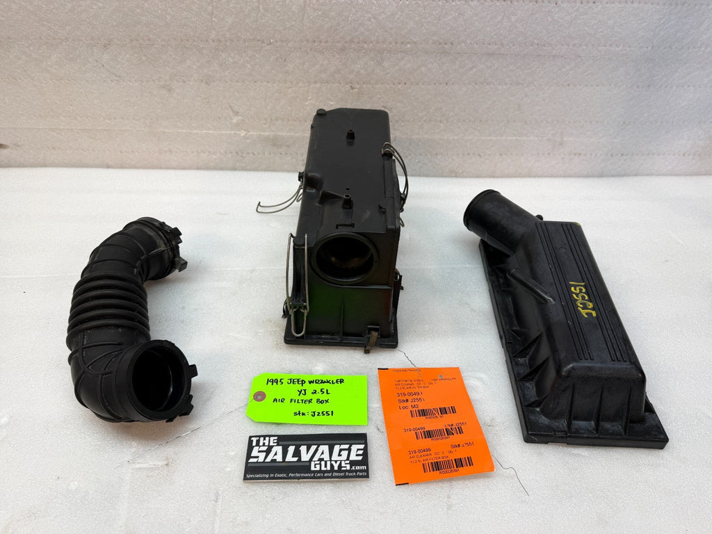 91-95 JEEP WRANGLER YJ 2.5 4CYL COMPLETE OEM AIRBOX AIR CLEANER INTAKE