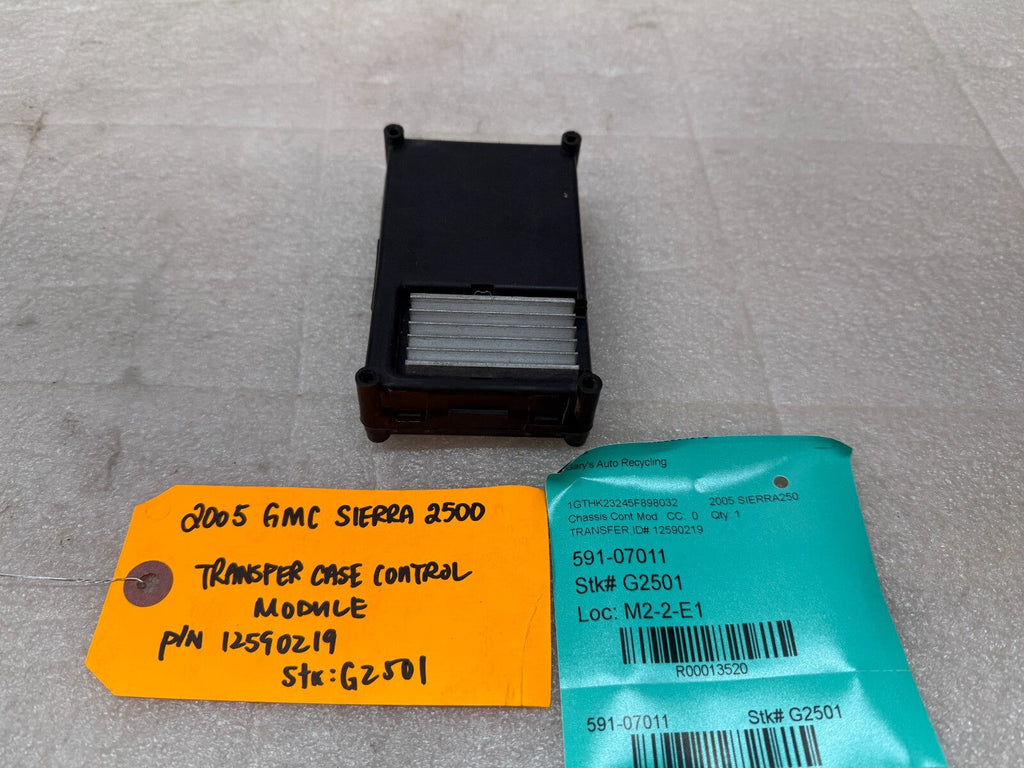 03-06 GMC SIERRA SILVERADO 2500 3500 TRANSFER CASE CONTROL MODULE 12590219