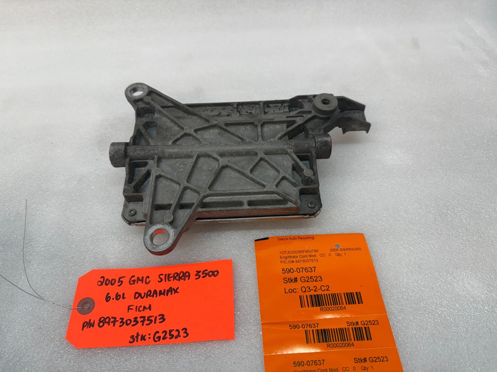 05 Chevrolet GMC LLY 6.6 DURAMAX FICM FUEL INJECTION CONTROL MODULE 8973037513