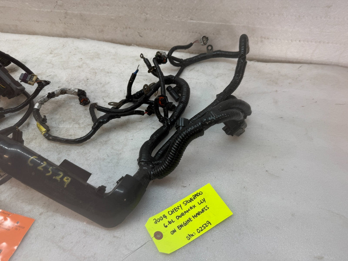 04 Chevrolet GMC 2500HD 3500HD DURAMAX 6.6 LLY DIESEL ENGINE WIRING LOOM HARNESS