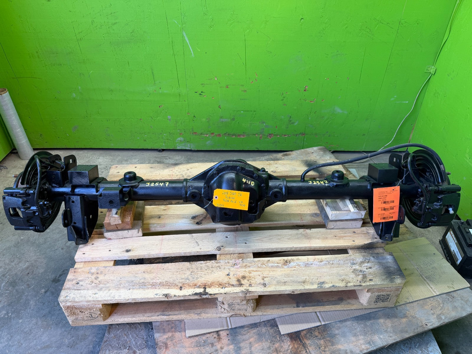 07-18 JEEP WRANGLER JK RUBICON DANA 44 REAR DIFFERENTIAL AXLE 4.10 W/ LOCKER