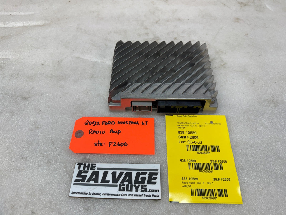 22 FORD MUSTANG GT OEM STEREO RADIO AMP AMPLIFIER 18-23