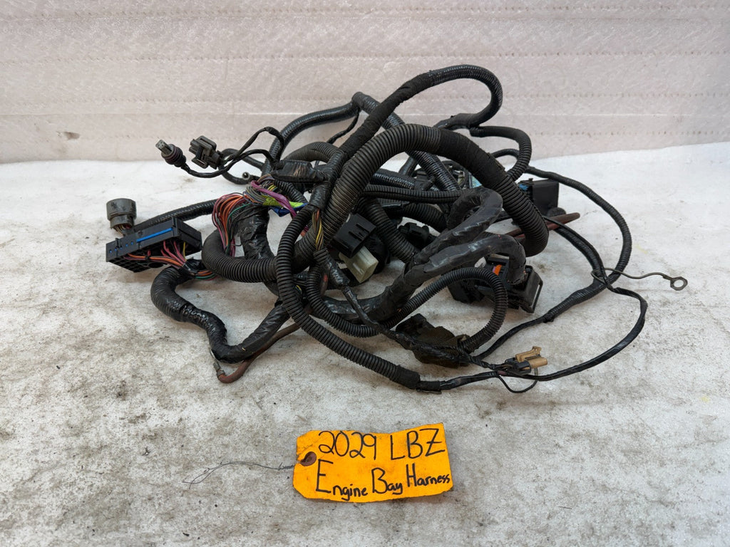 06 07 GMC CHEVROLET 2500HD DURAMAX 6.6 LBZ ENGINE BAY MOTOR WIRING HARNESS LOOM