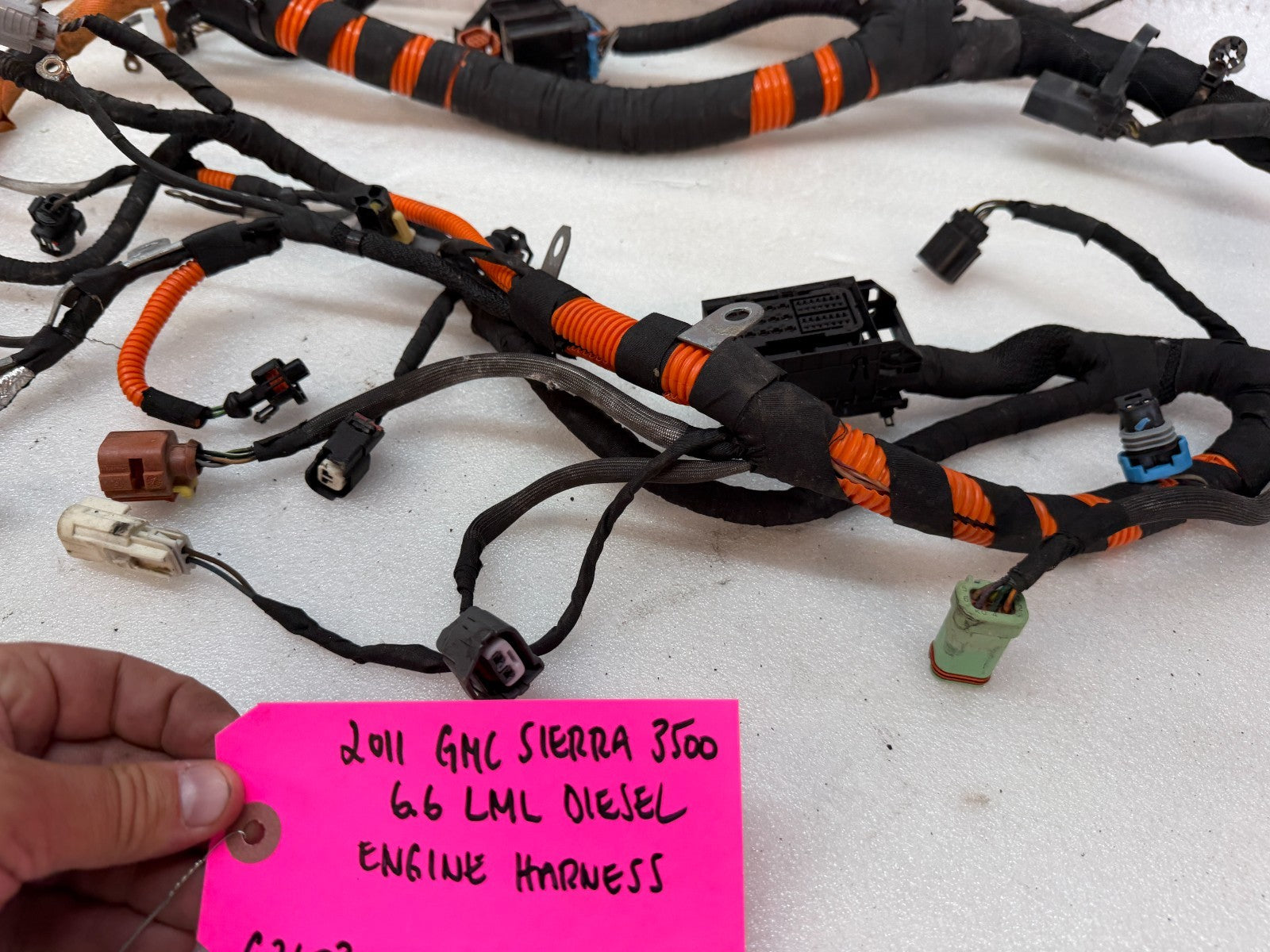 11 GMC SIERRA CHEVROLET SILVERADO 3500HD DURAMAX 6.6 LML ENGINE WIRING HARNESS