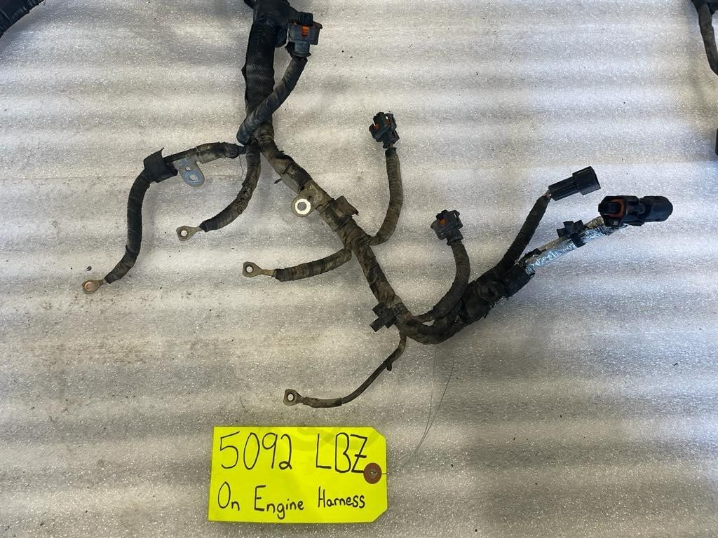 06 07 GMC CHEVROLET 2500HD DURAMAX 6.6 LBZ ENGINE MOTOR WIRING HARNESS LOOM