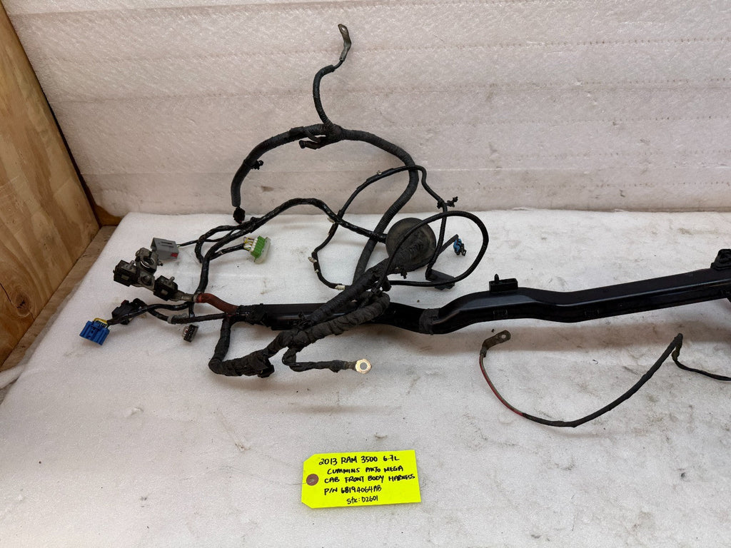 13 RAM 2500 3500 6.7 OEM DASH FIREWALL WIRING HARNESS LOOM P68194064AB 13-18