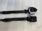 15-18 PORSCHE MACAN S 95B OEM BLACK FRONT REAR SEATBELTS SEAT BELTS