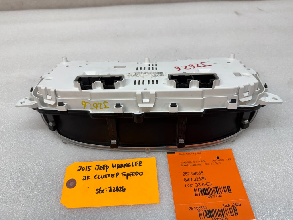 15 JEEP WRANGLER JK 3.6 METRIC SPEEDOMETER GAUGE CLUSTER 56054394AE 12-18