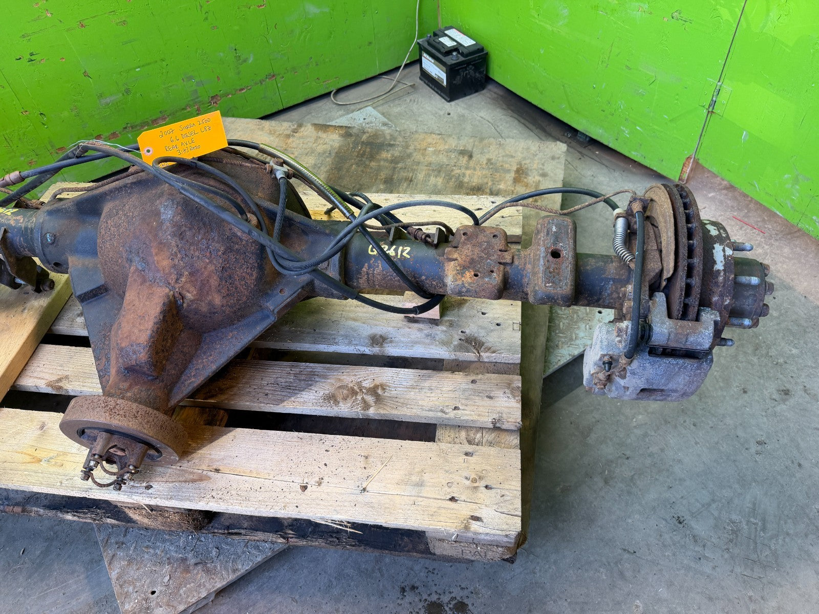 01-07 GMC SIERRA SILVERADO 2500HD 3500HD SRW REAR DIFFERENTIAL AXLE GT4 G80