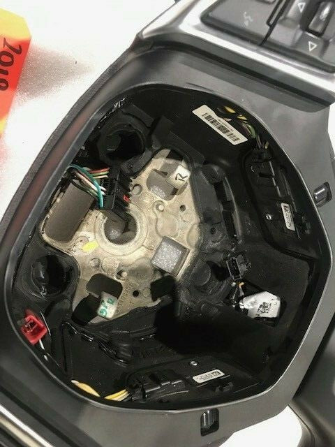 16-21 CHEVROLET CAMARO SS RS ZL1 BLACK LEATHER STEERING WHEEL AUTOMATIC 84449662