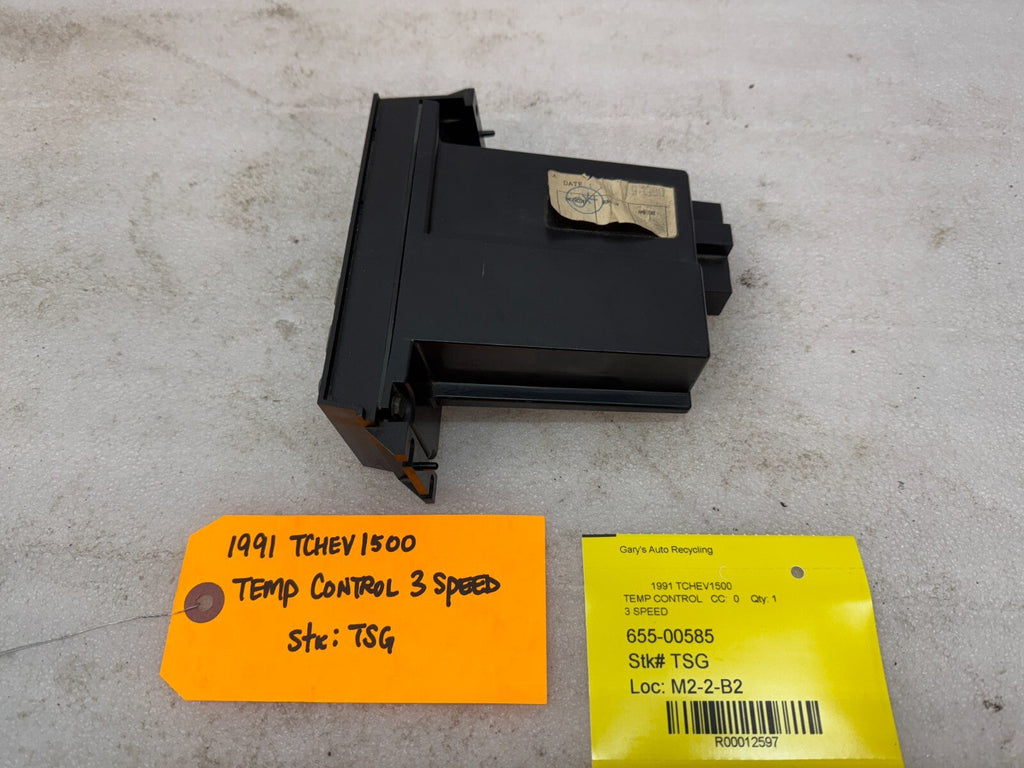 91-94 GMC CHEVROLET SILVERADO OBS C/K HEATER AC CLIMATE CONTROL PANEL