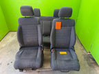 07-18 JEEP WRANGLER JK  2 DR OEM FRONT REAR COMPLETE SEATS SET DARK GREY GRAY