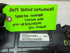 17 DODGE CHALLENGER R/T OEM METRIC SPEEDOMETER GAUGE CLUSTER 68306144AC 15-23