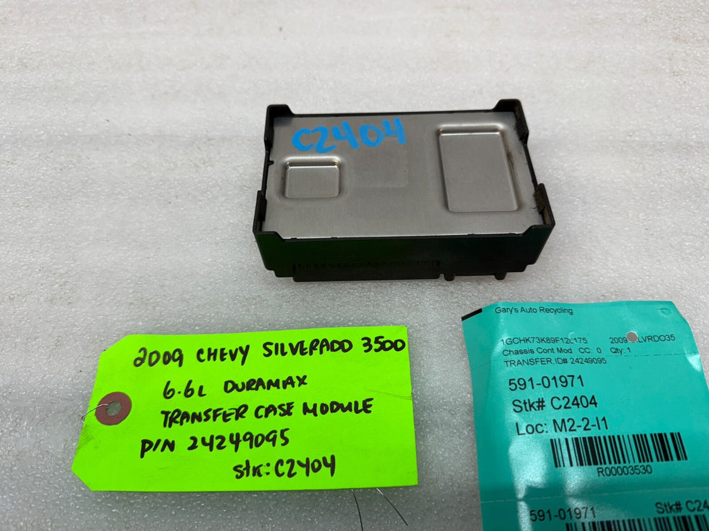 07-13 Chevrolet GMC SIERRA 2500HD 3500HD TRANSFERCASE CONTROL MODULE 24249095