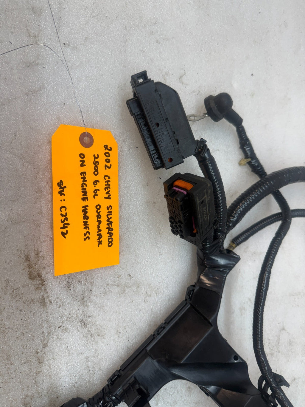 01 02 Chevrolet GMC DURAMAX LB7 6.6 ON ENGINE WIRING HARNESS LOOM