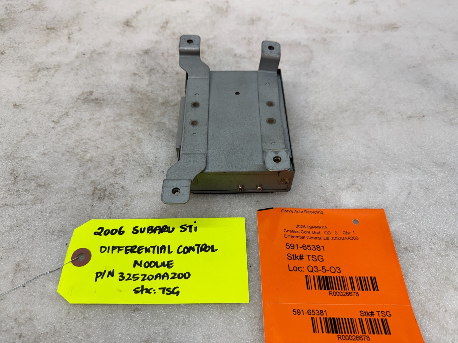 06 07 Subaru Impreza STI EJ257 OEM DCCD DIFFERENTIAL CONTROL MODULE 32520AA200