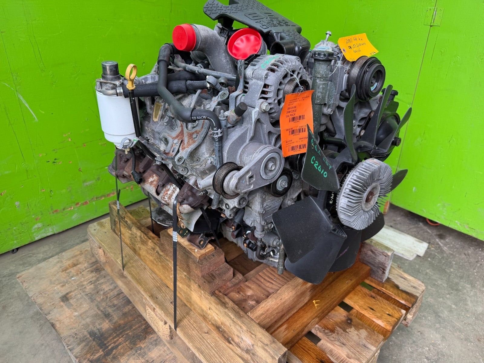 01-04 CHEVROLET GMC 2500 3500 6.6 LB7 DURAMAX DIESEL ENGINE MOTOR NO CORE!!
