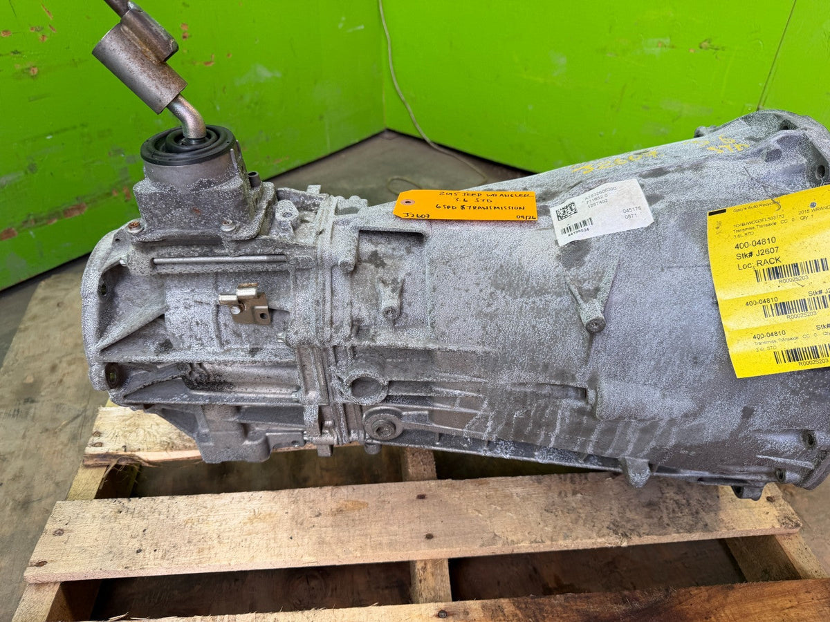 12-18 JEEP WRANGLER JK 6 SPEED NSG370 MANUAL TRANSMISSION P05106122AD