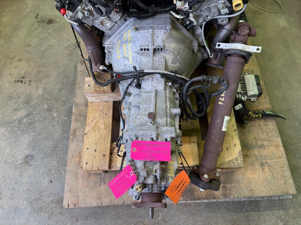 15 16 17 FORD MUSTANG GT 5.0 COYOTE ENGINE MANUAL TRANSMISSION SWAP
