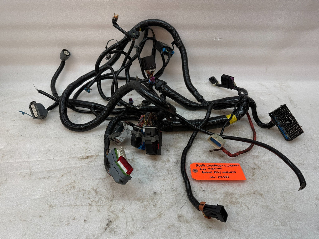 04 Chevrolet GMC 2500HD 3500HD DURAMAX 6.6 LLY DIESEL ENGINE WIRING LOOM HARNESS