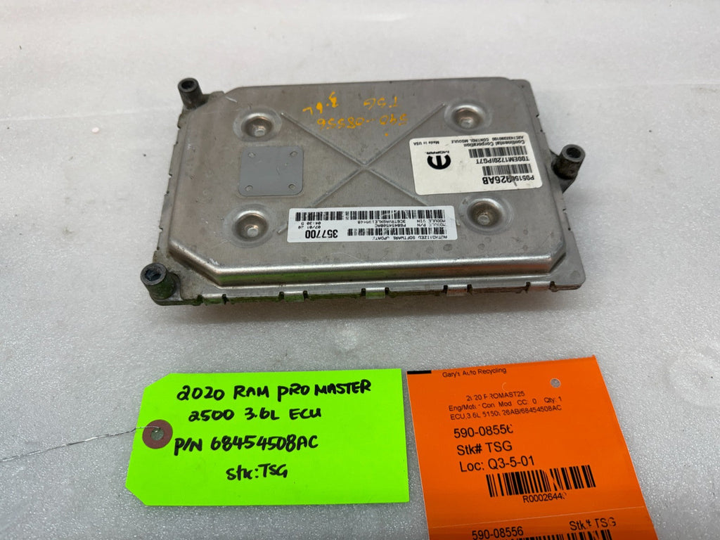 15-20 RAM PROMASTER 1500 2500 3500 3.6 OEM ENGINE COMPUTER ECM ECU P05150926AB