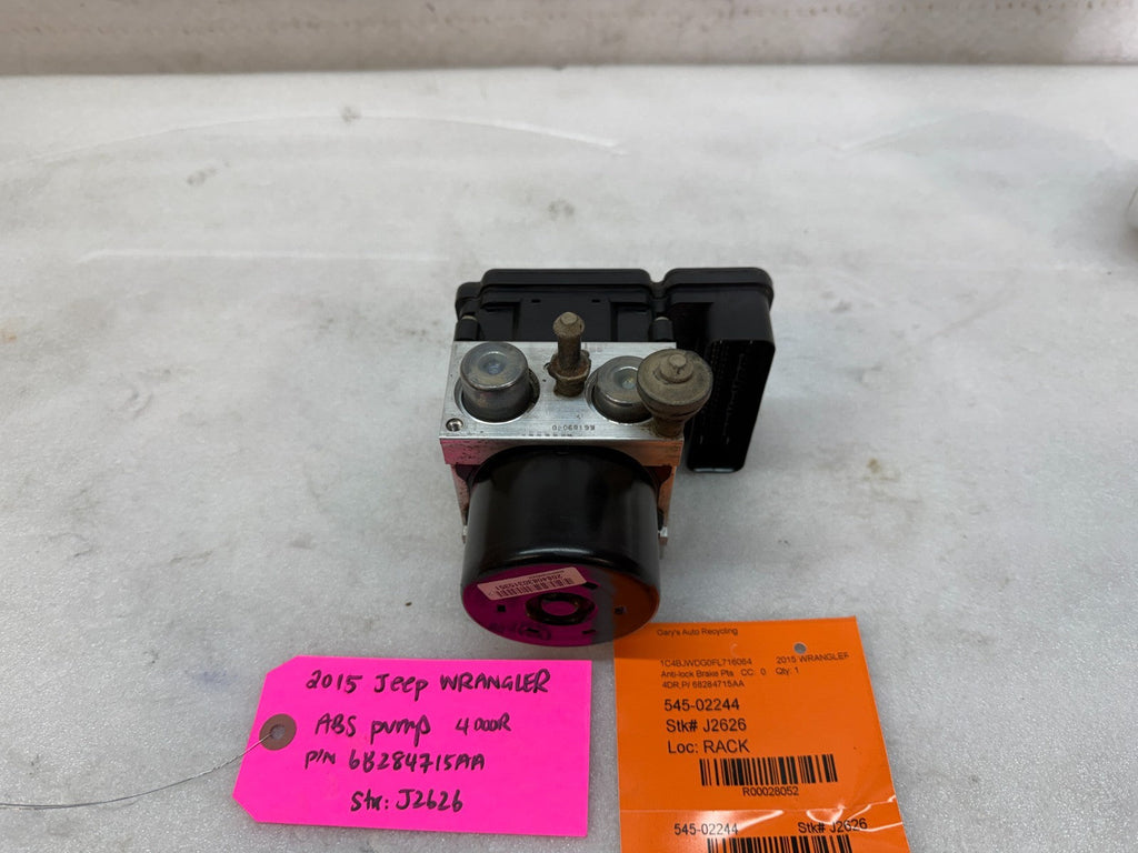 15 16 17 18 JEEP WRANGLER JK JKU OEM ABS ANTI LOCK BRAKE PUMP MODULE P68284715AA