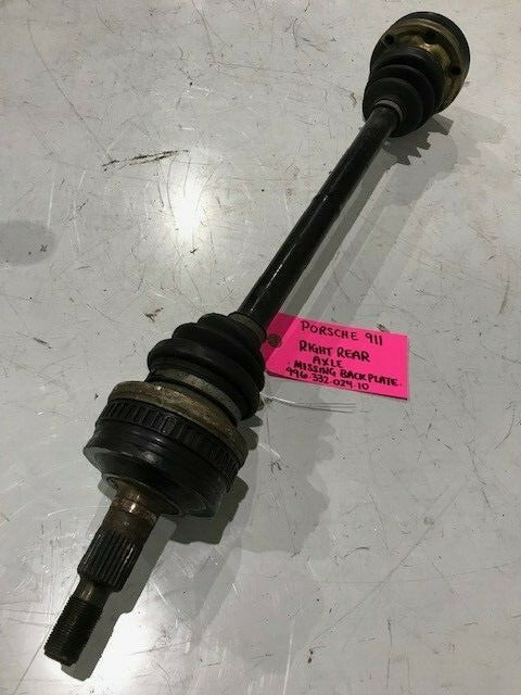 01-05 PORSCHE 996 996TT C4 AWD TWIN TURBO RIGHT REAR AXLE CV SHAFT 99633202410