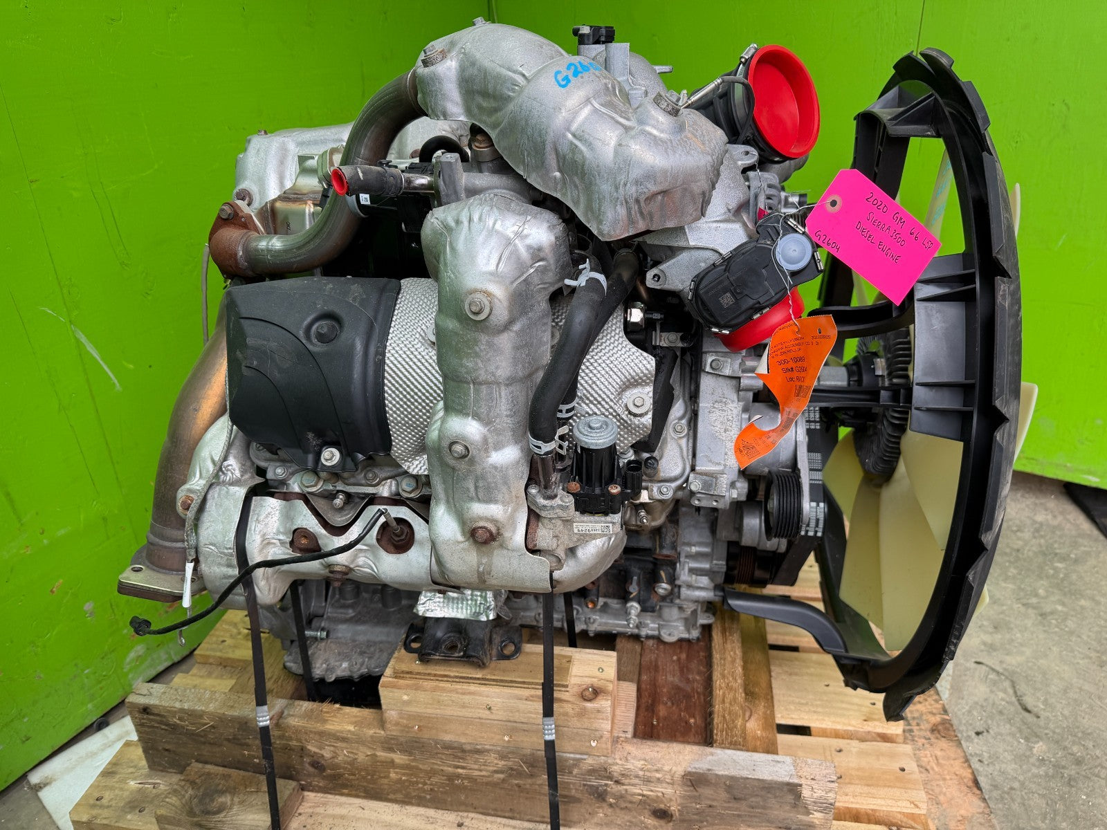 17-25 GMC SIERRA 2500HD 3500 DIESEL 6.6 L5P ENGINE MOTOR COMPLETE