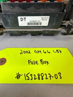 01-05 Chevrolet GMC SILVERADO SIERRA 6.6 LB7 UNDERHOOD FUSEBOX RELAY 15328827-03