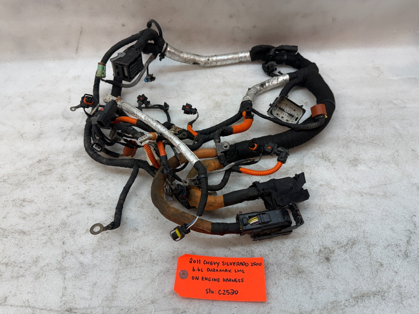 11 GMC SIERRA CHEVROLET SILVERADO 3500HD DURAMAX 6.6 LML ENGINE WIRING HARNESS