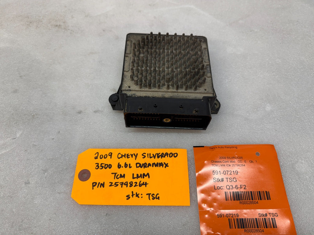 06 07 08 GMC SIERRA ALLISON A40 TRANSMISSION CONTROL MODULE TCM TCU A40 25798264