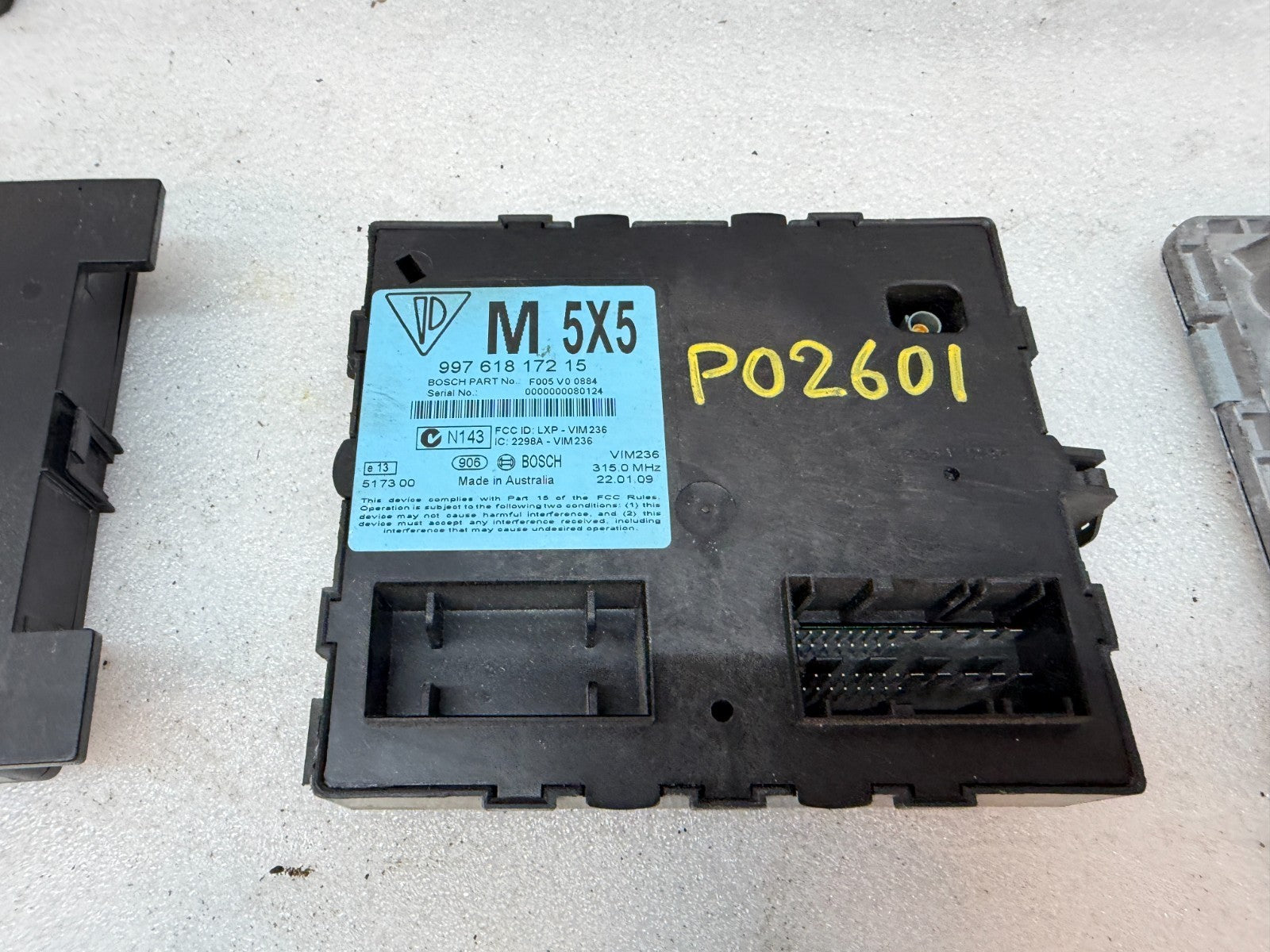 09 PORSCHE 997 911 3.8 DFI OEM KEY SET DME ECU ECM IMMOBILIZER 99761860702 09-12