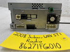 2008 Subaru Impreza WRX STi GV8 GC8 OEM KENWOOD RADIO NAVIGATION NAV 08 09 10