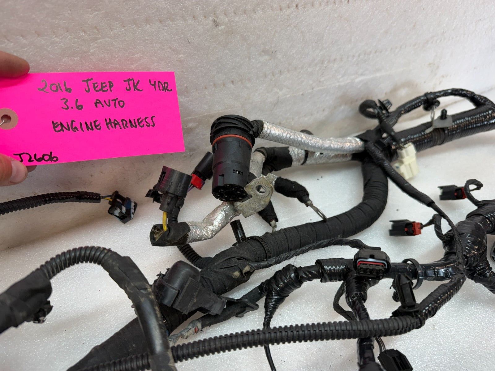 16 17 18 JEEP WRANGLER JK 3.6 ENGINE WIRING HARNESS LOOM