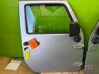 07-18 JEEP WRANGLER JK OEM FULL HARD DOORS SILVER WITH DOOR PANELS MIRROR KEY