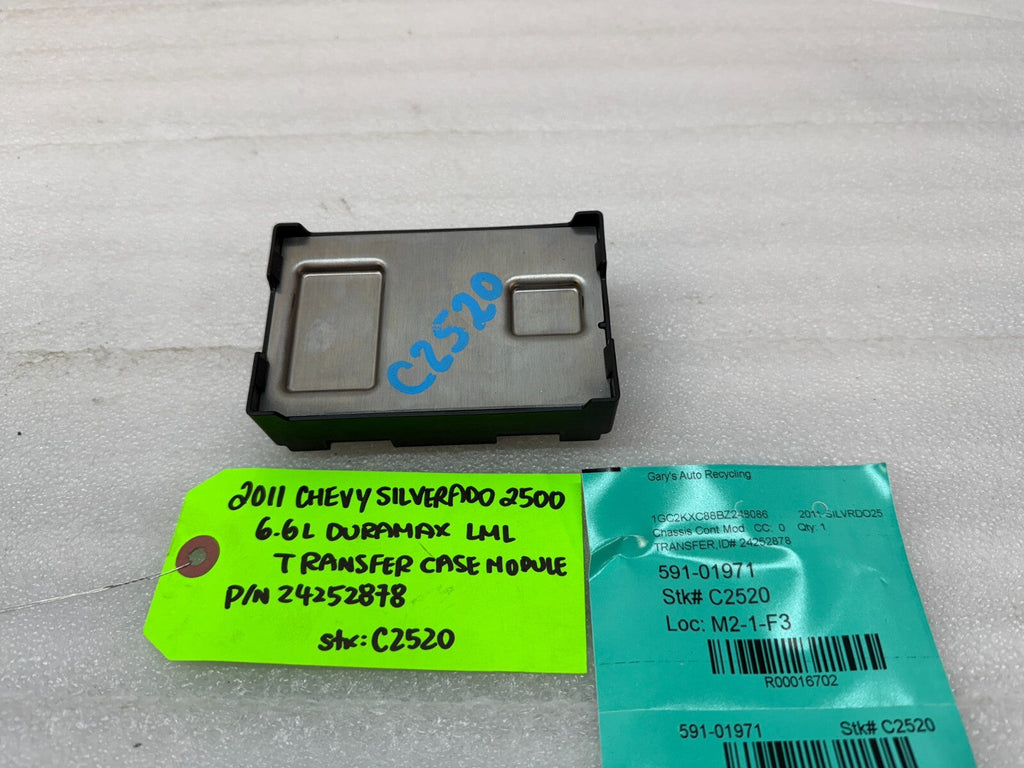 07-14 GMC SIERRA SILVERADO 2500 3500 TRANSFER CASE CONTROL MODULE 24252878