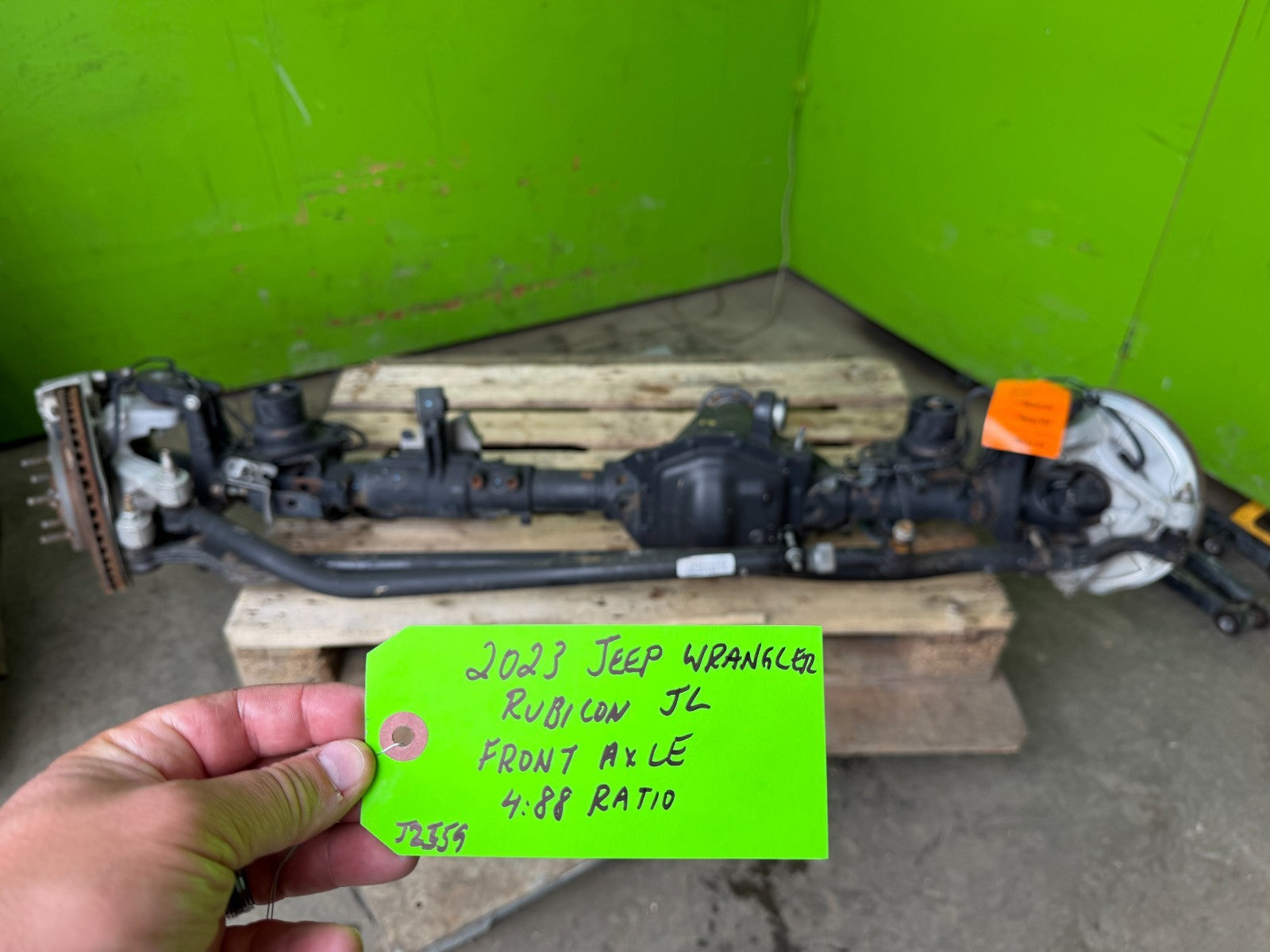 23 JEEP WRANGLER JL RUBICON DANA 44 FRONT AXLE 4.88 WIDE TRACK LOCKER 18-23